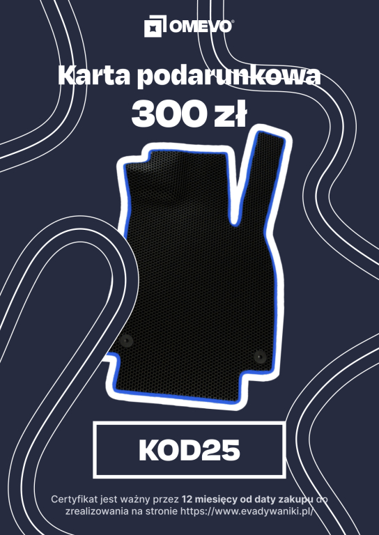 karta podarunkowa omevo example prezent dla kierowcy