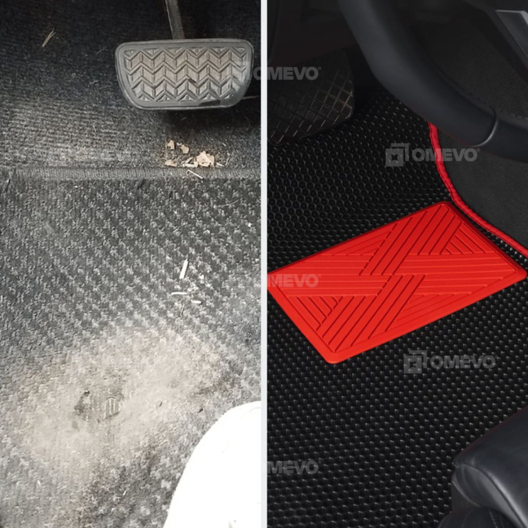 Porównanie dywanika bez podstopnicy do dywanika z podstopnicą