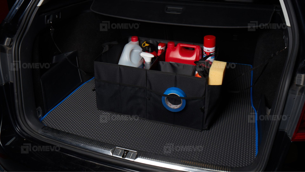 Mata do bagażnika OMEVO i organizer czarny