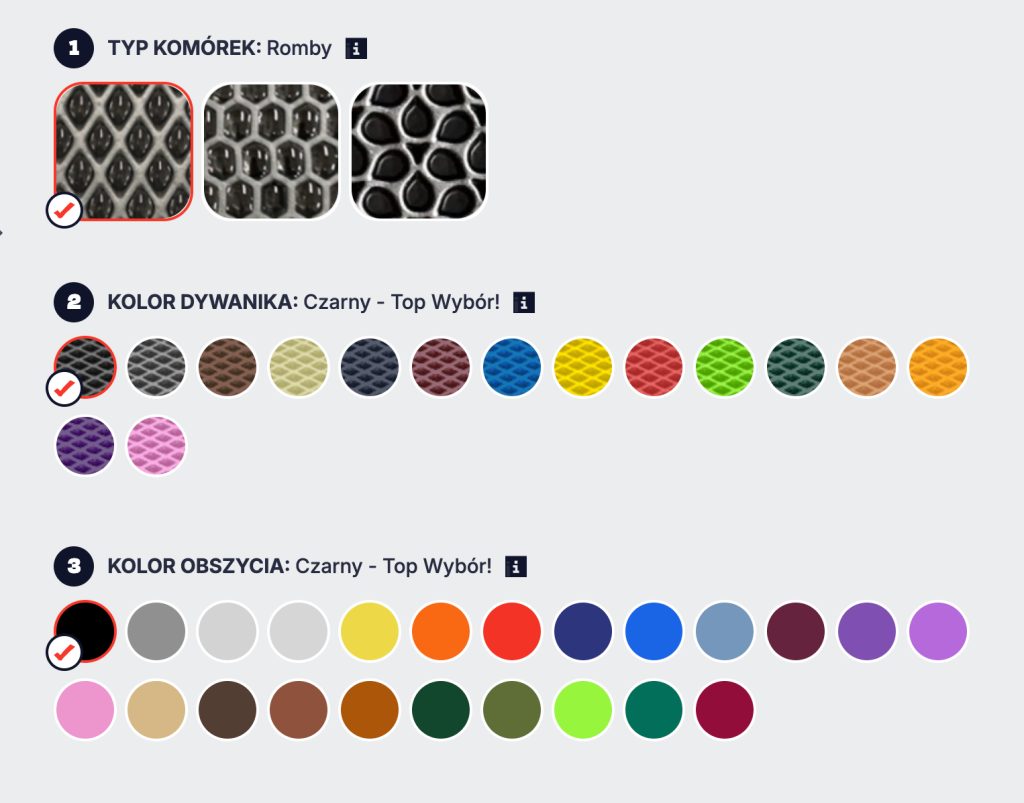 Konfigurator OMEVO - wygodna personalizacja