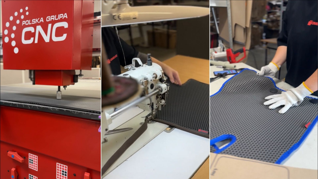 Produkcja OMEVO dywaników samochodowych