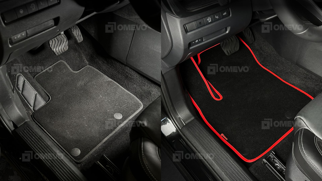 Welurowe dywaniki OMEVO vs standardowe welurowe