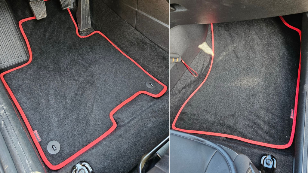 OMEVO dywaniki welurowe do Kia Sportage - przednie dywaniki