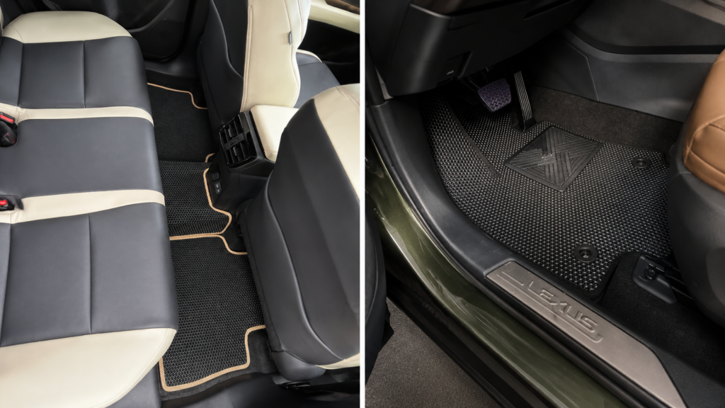 Omevo EVA Dywaniki Lexus NX 2 gen   - Dywanik Kierowcy oraz Dywaniki Tylnego Rzędu 