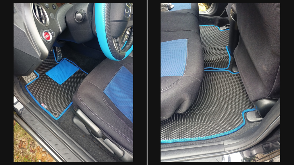 Omevo EVA Dywaniki Honda Civic UFO Hatchback 8 Gen / Type S / Type R  - Dywanik Kierowcy + Dywaniki Tylnego Rzędu
