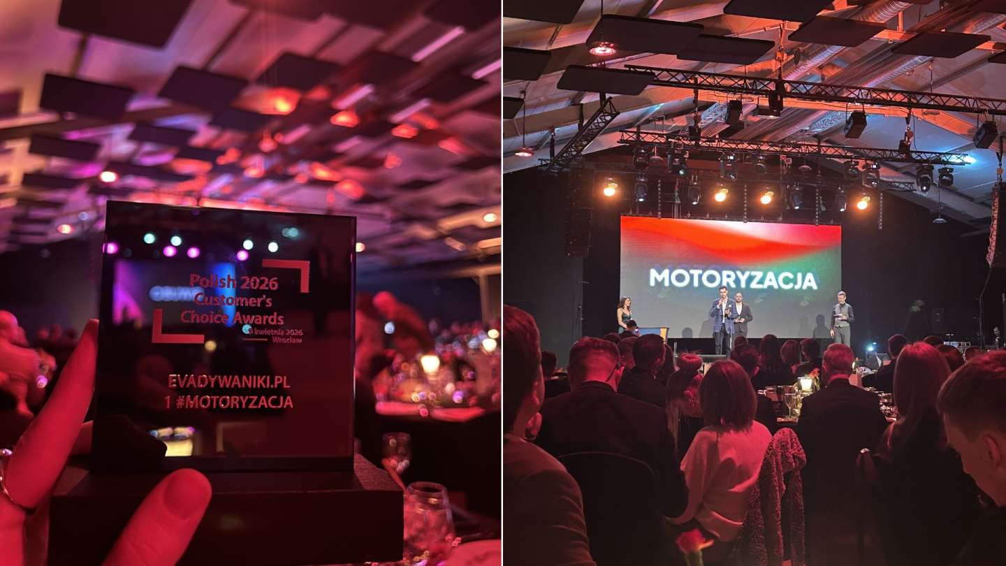 OMEVO evadywaniki.pl liderem motoryzacji w Polsce – Polish Customer Choice Awards 2026