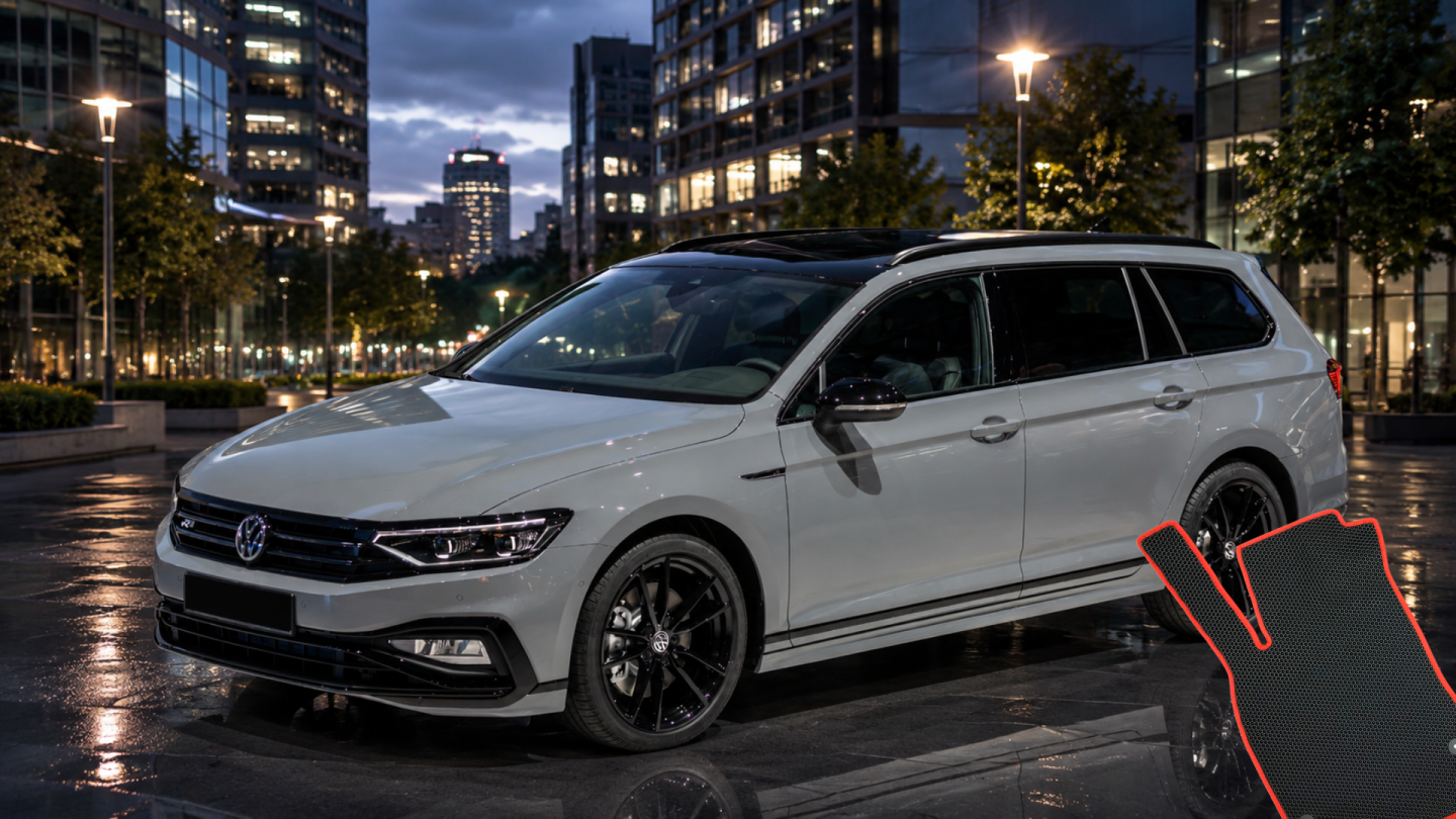 Dywaniki do Volkswagen Passat B8 Kombi - EVA, guma czy welur?