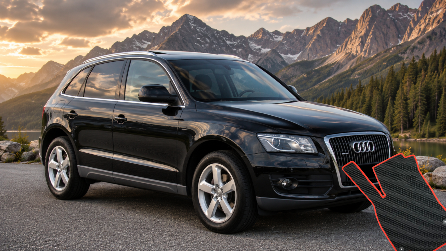 Dywaniki do Audi Q5 8R — EVA, guma czy welur?