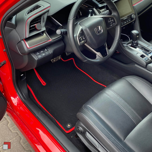 Honda dywaniki czarne czerwone