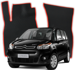 OMEVO EVA Dywaniki® do Citroën C3 Picasso 1 gen Minivan (2009-2017)