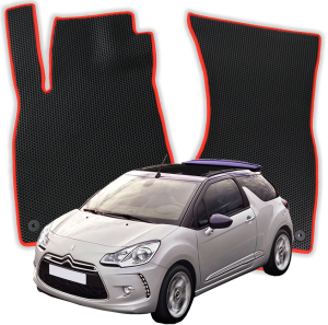 OMEVO EVA Dywaniki® do Citroën DS3 1 gen Cabrio (2008-2016)