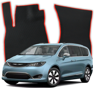 OMEVO EVA Dywaniki® do Chrysler Pacifica 7-osobowy Hybryda 2 gen Minivan (2016-2025)
