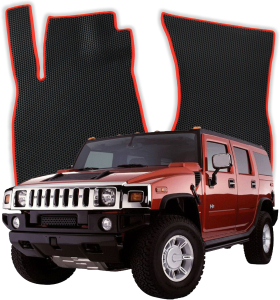 OMEVO EVA Dywaniki® do Hummer H2 6-osobowy 1 gen SUV (2002-2009)