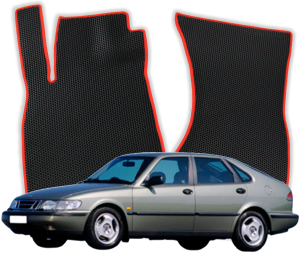 OMEVO EVA Dywaniki® do Saab 900 2 gen Hatchback 3 drzwi (1994-1998)