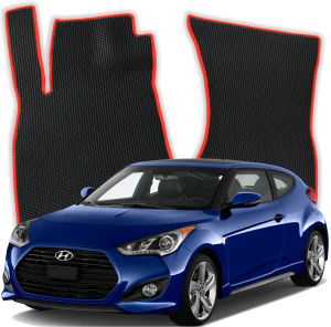 OMEVO EVA Dywaniki® do Hyundai Veloster Turbo 1 gen Hatchback 4 drzwi (2011-2017)