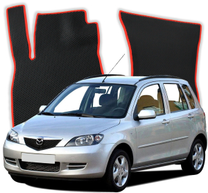 EVA Dywaniki do Mazda 2 DY 1 gen Hatchback 5 drzwi (2002-2007)