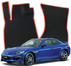 OMEVO EVA Dywaniki® do Mazda RX-8 1 gen Coupe 4 drzwi (2003-2012)