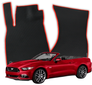 OMEVO EVA Dywaniki® do Ford Mustang USA edition GT 6 gen Cabrio (2015-2023)