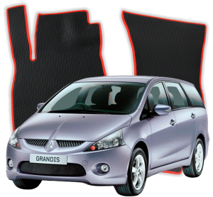 OMEVO EVA Dywaniki® do Mitsubishi Grandis 7 - osobowy 1 gen Minivan (2003-2011)