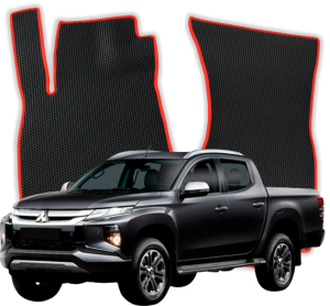 OMEVO EVA Dywaniki® do Mitsubishi L200 poliftingowy 5 gen Pick-up (2019-2023)