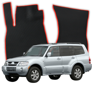 OMEVO EVA Dywaniki® do Mitsubishi Pajero 7-osobowy V60 3 gen SUV 5 drzwi (1999-2006)