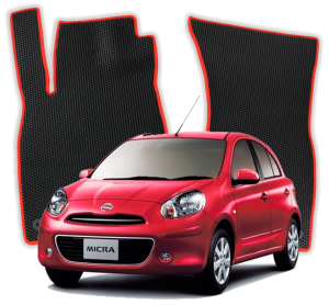 OMEVO EVA Dywaniki® do Nissan Micra K13 4 gen Hatchback 5 drzwi (2010-2017)