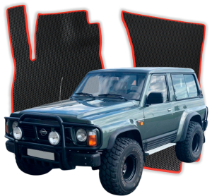 OMEVO EVA Dywaniki® do Nissan Patrol 5-osobowy Y60 4 gen SUV 3 drzwi (1987-1997)