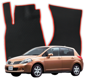 OMEVO EVA Dywaniki® do Nissan Tiida 1 gen Hatchback 5 drzwi (2004-2012)