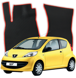 OMEVO EVA Dywaniki® do Peugeot 107 1 gen Hatchback 3 drzwi (2005-2014)
