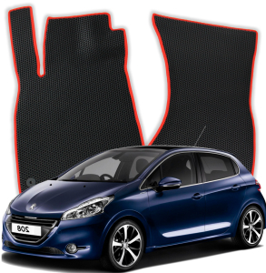 OMEVO EVA Dywaniki® do Peugeot 208 1 gen Hatchback 5 drzwi (2012-2019)