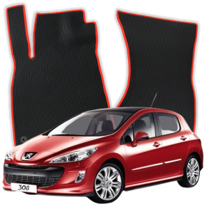 OMEVO EVA Dywaniki® do Peugeot 308 T7 1 gen Hatchback 5 drzwi (2007-2013)