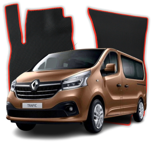 OMEVO EVA Dywaniki® do Renault Trafic 9-osobowy 3 gen Minivan 4 drzwi (2014-2025)