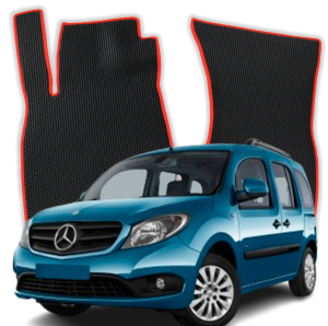 OMEVO EVA Dywaniki® do Mercedes-Benz Citan W415 1 gen Kombivan (2012-2022)