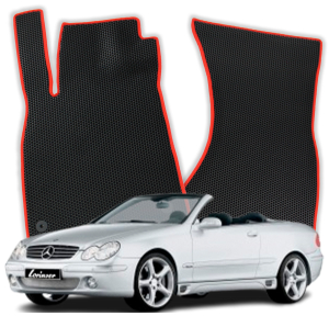 OMEVO EVA Dywaniki® do Mercedes-Benz CLK A209 2 gen Cabrio (2002-2009)