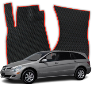 OMEVO EVA Dywaniki® do Mercedes-Benz R klasa 6-osobowy V251 1 gen Minivan Long (2005-2013)