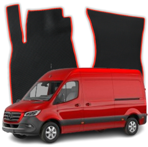 OMEVO EVA Dywaniki® do Mercedes-Benz Sprinter 3-osobowy W907/W910 3 gen Van (2018-2025)