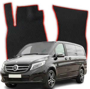 OMEVO EVA Dywaniki® do Mercedes-Benz V klasa W447 3 gen Minivan Extra Long (2014-2025)