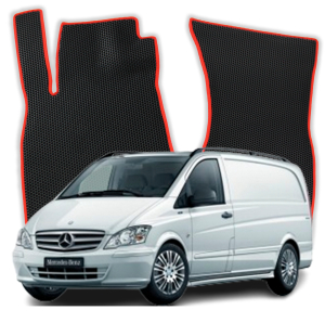 OMEVO EVA Dywaniki® do Mercedes-Benz Vito W639 2 gen Minivan 4 drzwiLong (2003-2014)