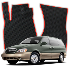 OMEVO EVA Dywaniki® do Kia Carnival VQ 2 gen Minivan (2005-2014)