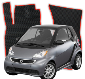 OMEVO EVA Dywaniki® do Smart Fortwo Hybryda 3 gen Hatchback 3 drzwi (2014-2020)