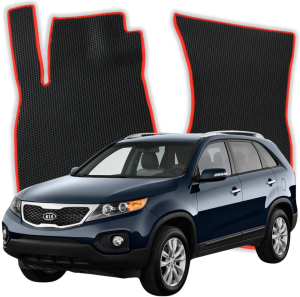 EVA Dywaniki do Kia Sorento 7-osobowy XM 2 gen SUV 5 drzwi (2009-2014)