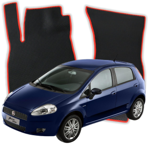 OMEVO EVA Dywaniki® do Fiat Punto 2012 4 gen Hatchback 5 drzwi (2012-2018)