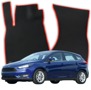 OMEVO EVA Dywaniki® do Ford Focus Anglik 3 gen Hatchback 5 drzwi (2010-2019)