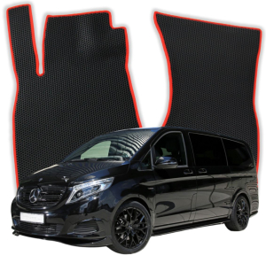 OMEVO EVA Dywaniki® do Mercedes-Benz V klasa 7-osobowa V250d 3 gen Minivan 5 drzwi (2015-2025)