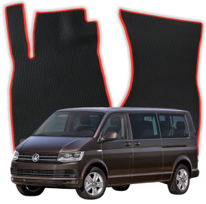 OMEVO EVA Dywaniki® do Volkswagen Transporter Caravelle 8-osobowy T6 6 gen Van 4 drzwi (2015-2021)