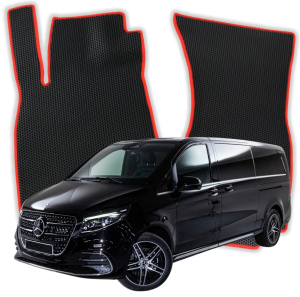 OMEVO EVA Dywaniki® do Mercedes-Benz V klasa wersja ze stolikiem W447 3 gen Van 5 drzwiExtra Long (2014-2025)