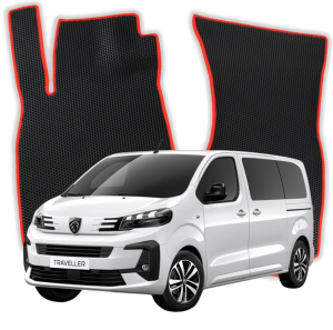OMEVO EVA Dywaniki® do Peugeot Traveller 9-osobowy  3 gen Van 5 drzwi (2016-2025)