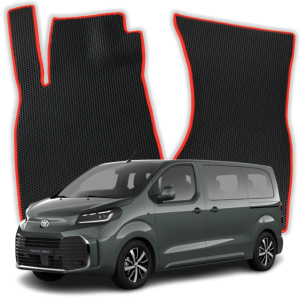 OMEVO EVA Dywaniki® do Toyota ProAce Verso Wersja ze stolikiem Long VIP 1 gen Van (2016-2025)