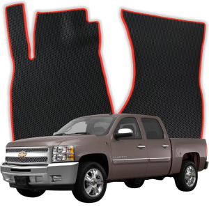 OMEVO EVA Dywaniki® do Chevrolet Silverado Quad Cab 3 gen Pick-up 4 drzwi (2013-2019)