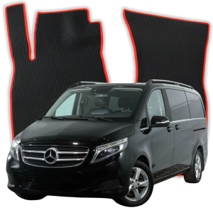 OMEVO EVA Dywaniki® do Mercedes-Benz V klasa 3-Osobowy W447 3 gen Minivan Extra Long (2014-2025)